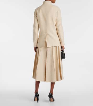 Blazer Spagna en laine, soie et lin mélangés | Loro Piana