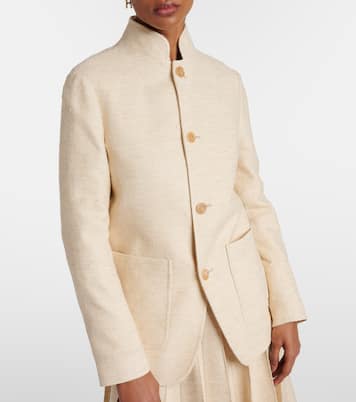 Blazer Spagna en laine, soie et lin mélangés | Loro Piana