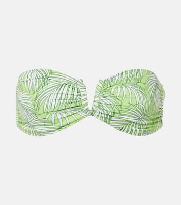 Alba printed bandeau bikini top | Melissa Odabash