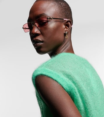 Gafas de sol rectangulares con GG | Gucci