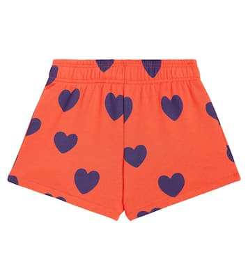 Shorts Hearts de jersey de algodón | Mini Rodini