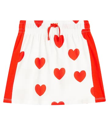 Falda Hearts de algodón | Mini Rodini