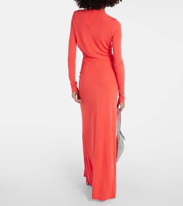 Crop top de jersey adornado | Christopher Esber