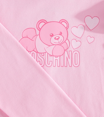 Top in misto cotone con stampa | Moschino Kids