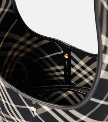 Tote Check Small aus Canvas | Burberry