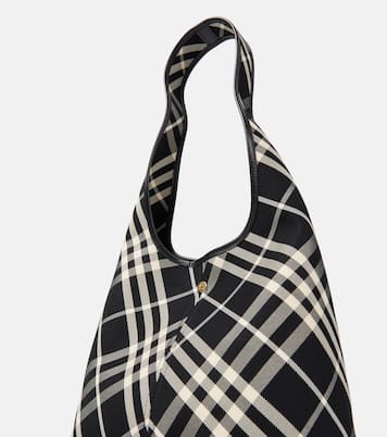 Tote Check Small aus Canvas | Burberry
