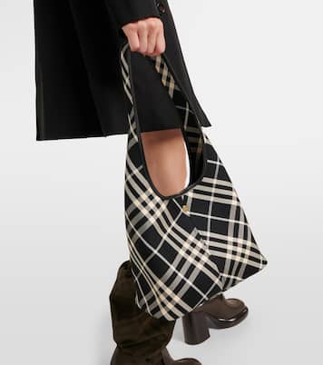 Tote Check Small aus Canvas | Burberry