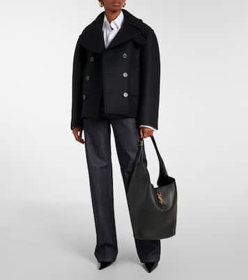 Sac seau Le 5 à 7 en cuir  | Saint Laurent