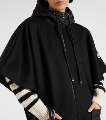 Cape en laine mélangée | Moncler