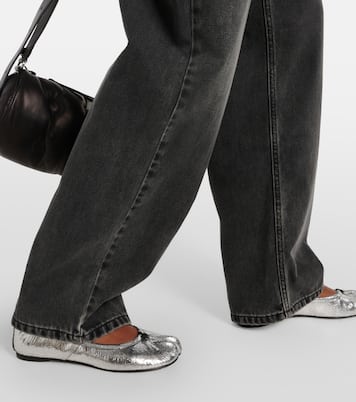 Jeans tapered a vita alta con cut-out | Maison Margiela