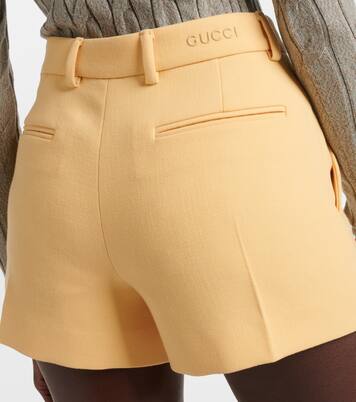 Shorts aus Woll-Crêpe | Gucci