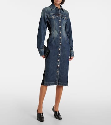 Abito midi Fiorito in denim | Sportmax