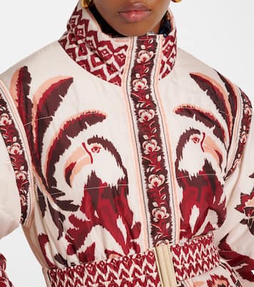 Reversible printed puffer jacket | Farm Rio
