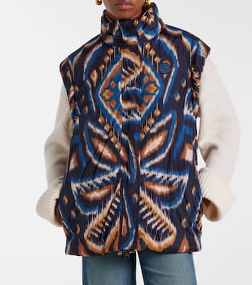 Reversible printed puffer jacket | Farm Rio