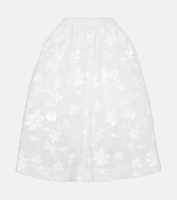 Midirock aus Tüll mit Pailletten | Simone Rocha