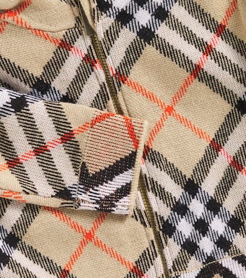 Baby Burberry Check wool jacket | Burberry Kids
