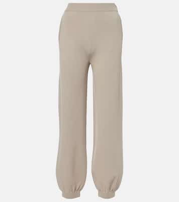 Pantaloni a gamba larga Tirreno in crêpe | Max Mara