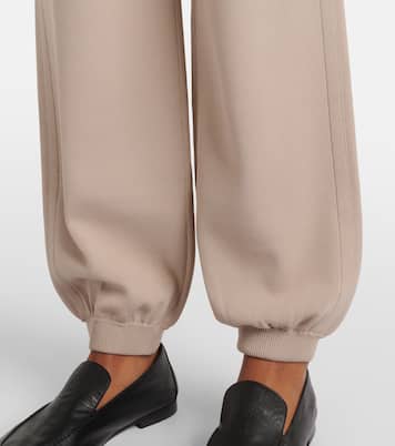 Pantaloni a gamba larga Tirreno in crêpe | Max Mara
