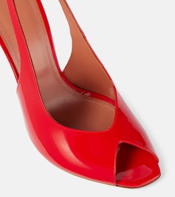 Salones peep-toe Kristina 105 de charol | Amina Muaddi
