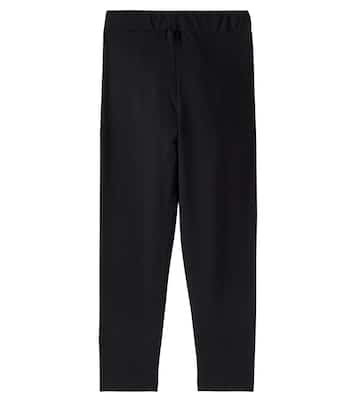 Leggings in jersey di misto cotone | Balmain Kids
