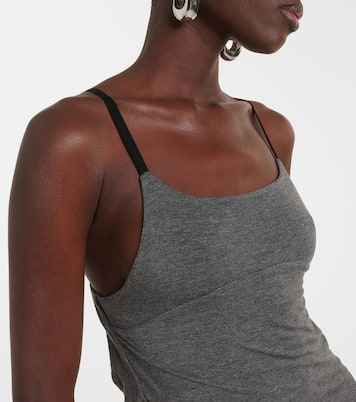 Asymmetric jersey minidress | The Attico