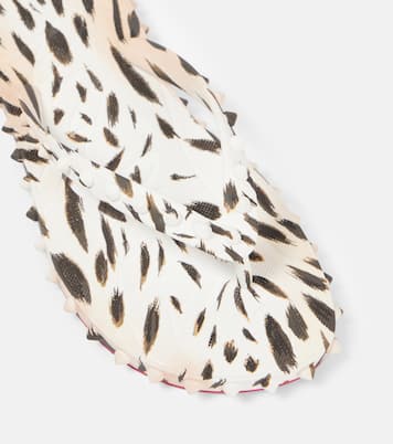 Super Loubi printed thong sandals  | Christian Louboutin