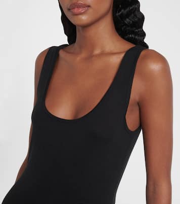 Down-paneled wool-blend minidress | Alaïa