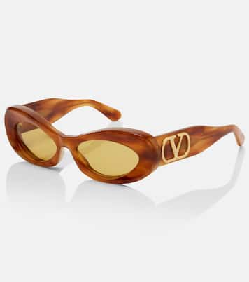 VLogo cat-eye sunglasses | Valentino