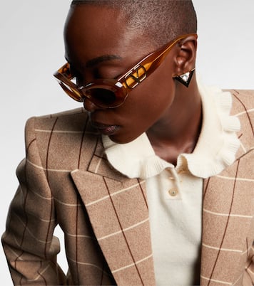 Lunettes de soleil VLogo ovales | Valentino