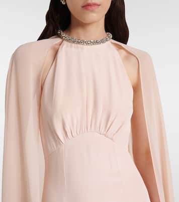 Abito lungo in chiffon di seta | Roland Mouret