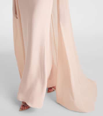 Abito lungo in chiffon di seta | Roland Mouret