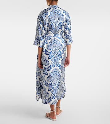 Abito midi Camelia in seta con stampa | 'S Max Mara
