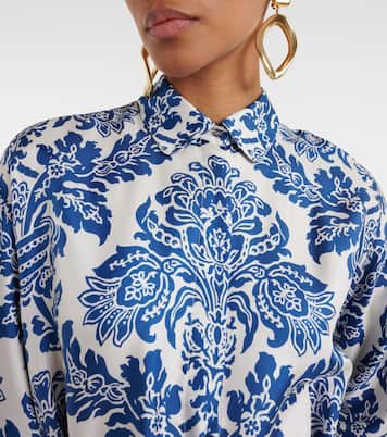 Abito midi Camelia in seta con stampa | 'S Max Mara