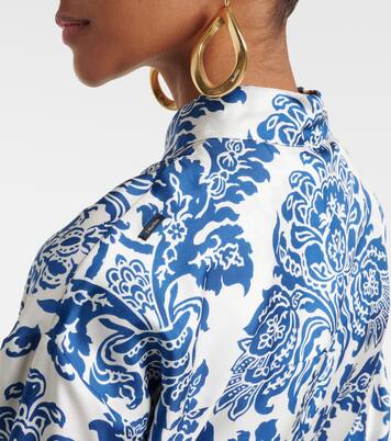 Abito midi Camelia in seta con stampa | 'S Max Mara