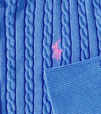 Pullover in cotone a trecce con cappuccio | Polo Ralph Lauren Kids