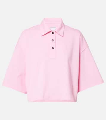 Polo cropped de algodón | Bottega Veneta
