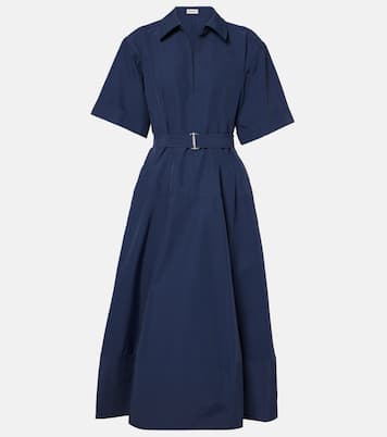 Abito midi Deanna in faille con cintura | Simkhai