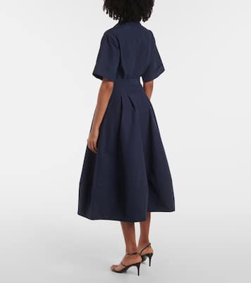 Abito midi Deanna in faille con cintura | Simkhai
