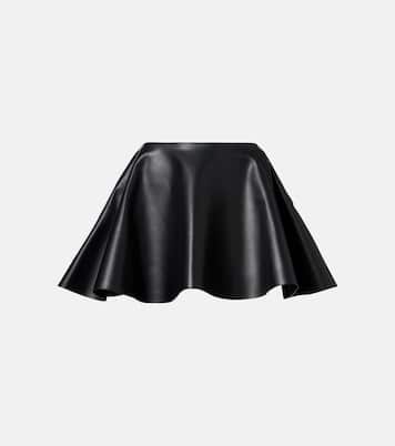 Minirock Circle aus Leder | JW Anderson
