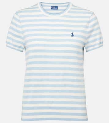 T-shirt in misto cotone a coste | Polo Ralph Lauren