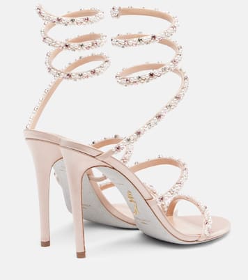 Cleo 105 embellished satin sandals | Rene Caovilla