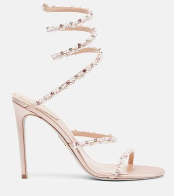 Cleo 105 embellished satin sandals | Rene Caovilla