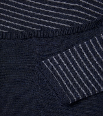 Baby Joe striped wool sweater and pants set | Bonpoint
