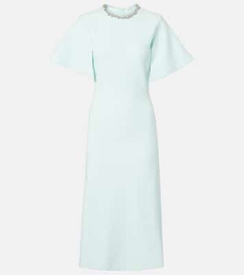 Embellished crêpe cocktail dress | McQueen