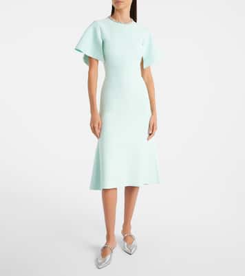 Embellished crêpe cocktail dress | McQueen