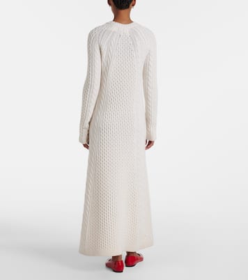 Nyla cable-knit cashmere maxi dress | Lisa Yang