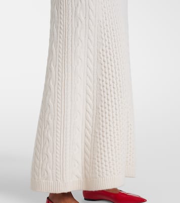 Nyla cable-knit cashmere maxi dress | Lisa Yang