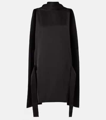 Cocoon deconstructed satin minidress | Toteme
