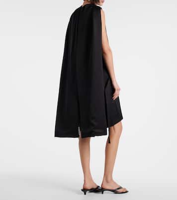 Cocoon deconstructed satin minidress | Toteme