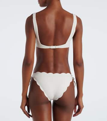 North scalloped bikini top | Marysia
